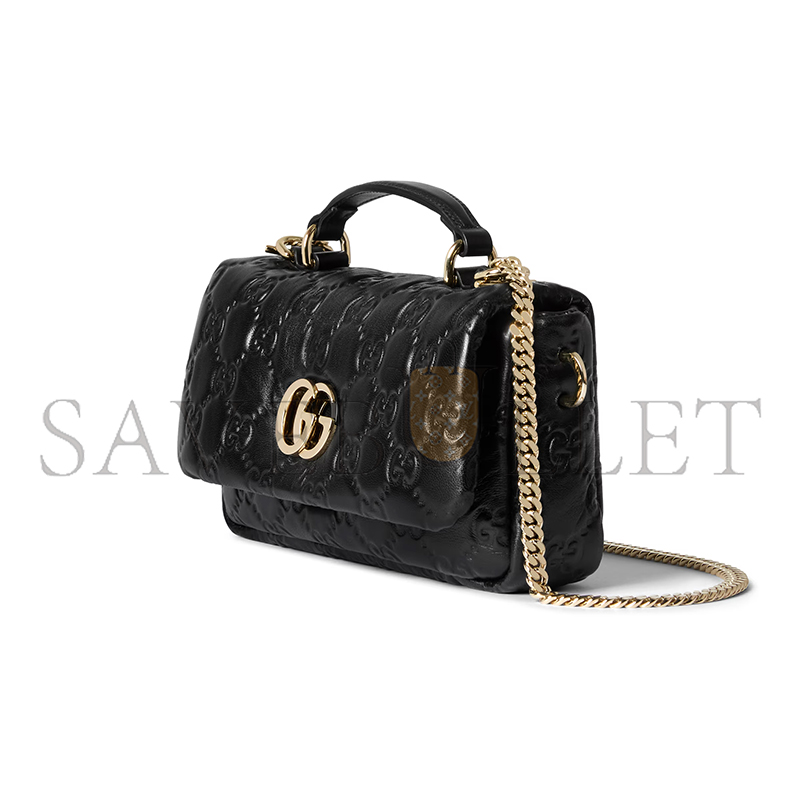 G*u*i gg milano small top handle bag 806017 (21*12.5*6cm)